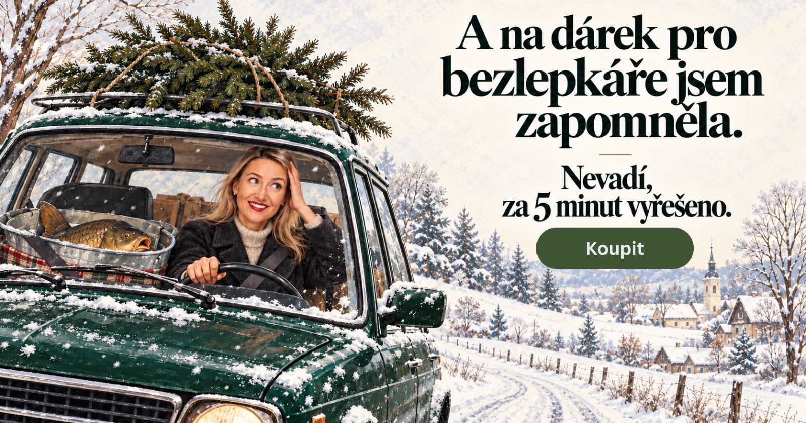 Vánoční banner - vouchery