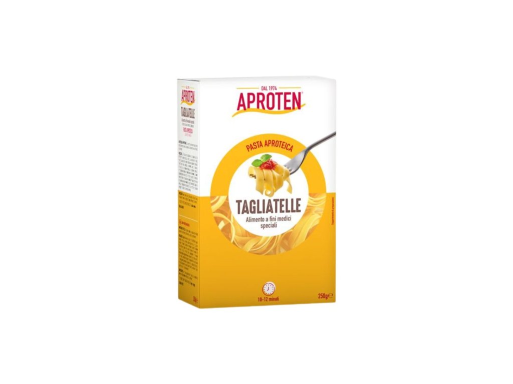 Bezlepkové těstoviny, TAGLIATELLE nízkobílkovinné, 250 g, eshop.celiakarna.cz