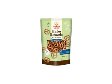 Slané ovesné preclíky bez lepku, BIO, 80 g, eshop.celiakarna.cz