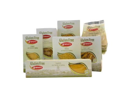 Dárkový balíček bezlepkové TĚSTOVINY GRANORO, 7 produktů, eshop.celiakarna.cz