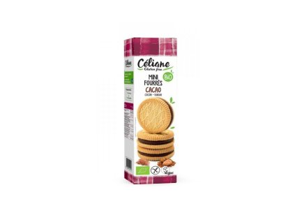 Bezlepková KOLEČKA slepená čokoládovým krémem, BIO, 125 g, eshop.celiakarna.cz