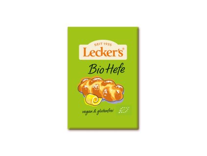 Bezlepkové DROŽDÍ Lecker’s, sušené, BIO, 9 g, eshop.celiakarna.cz