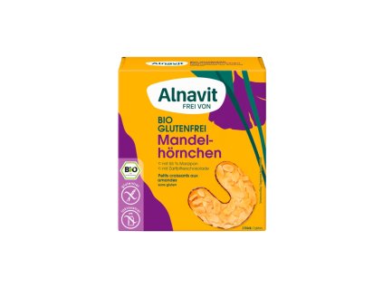 Bezlepkové MANDLOVÉ ROHLÍČKY, BIO, 150 g, eshop.celiakarna.cz