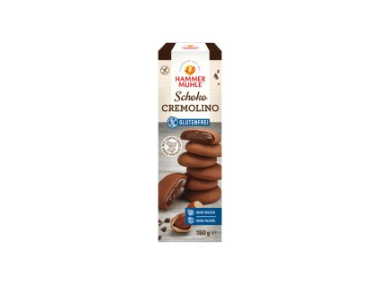 Bezlepkové ČOKOLÁDOVÉ SUŠENKY Cremolino, 150 g, eshop.celiakarna.cz