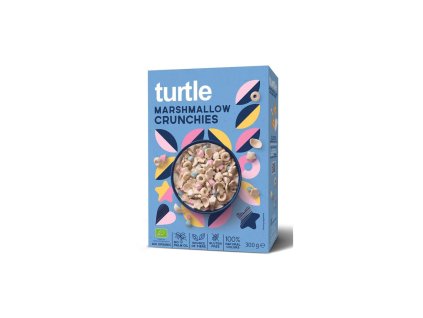Bezlepkové křupavé CEREÁLIE Marshmallow Crunchies, BIO, 300 g, eshop.celiakarna.cz