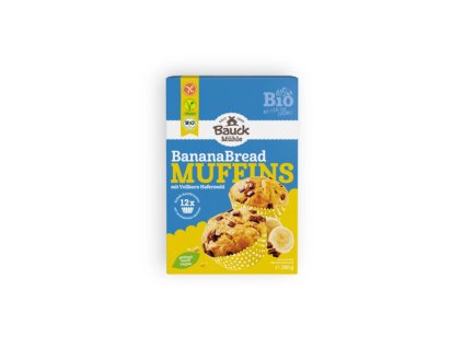Bezlepkové MUFFINY banánový chlebíček, BIO, eshop.celiakarna.cz