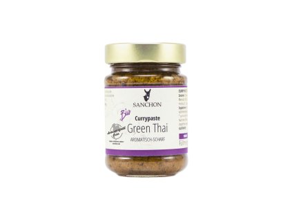 Zelená thajská CURRY PASTA, BIO, eshop.celiakarna.cz