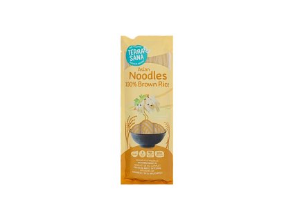 Bezlepkové nudle z hnědé rýže, BIO, 250 g, eshop.celiakarna.cz