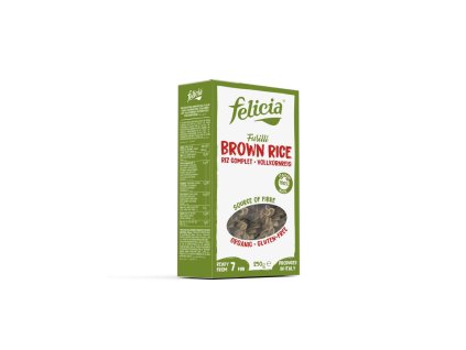 Bezlepkové Fusilli z hnědé rýže, BIO, 250 g, eshop.celiakarna.cz