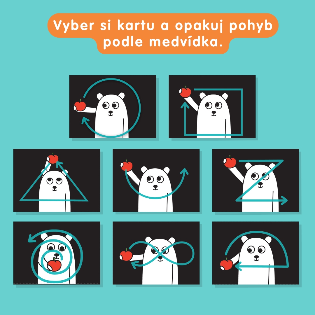 pohybové flow s kartami