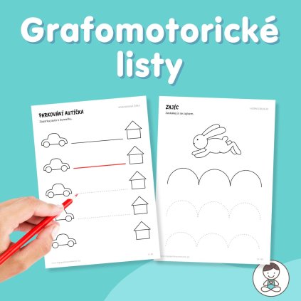grafomotorické listy pro předškoláky