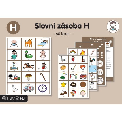 logopedický slovník na hlásku H