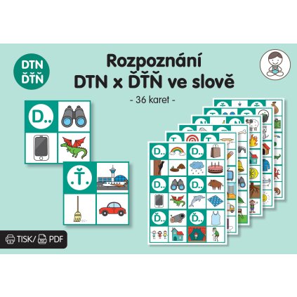 rozpoznání hlásky DTN a ĎŤŇ