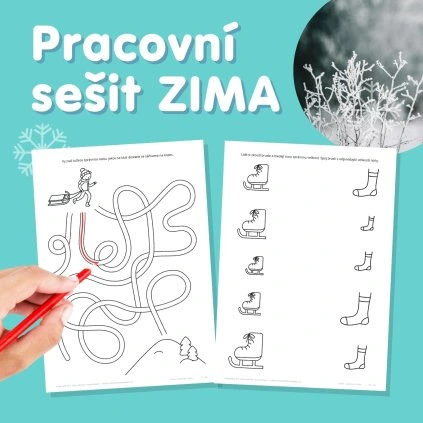 pracovní sešit zima