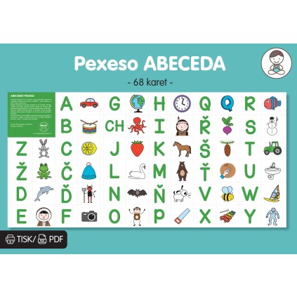 abecední pexeso