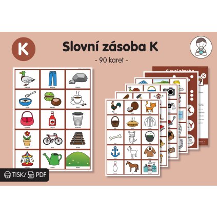 logopedický slovník na K