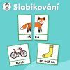 slabikování karty stříhání