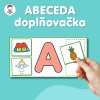 Abeceda doplňovačka, abecední karty