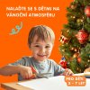 Vánoční atmosféra tvoření s dětmi
