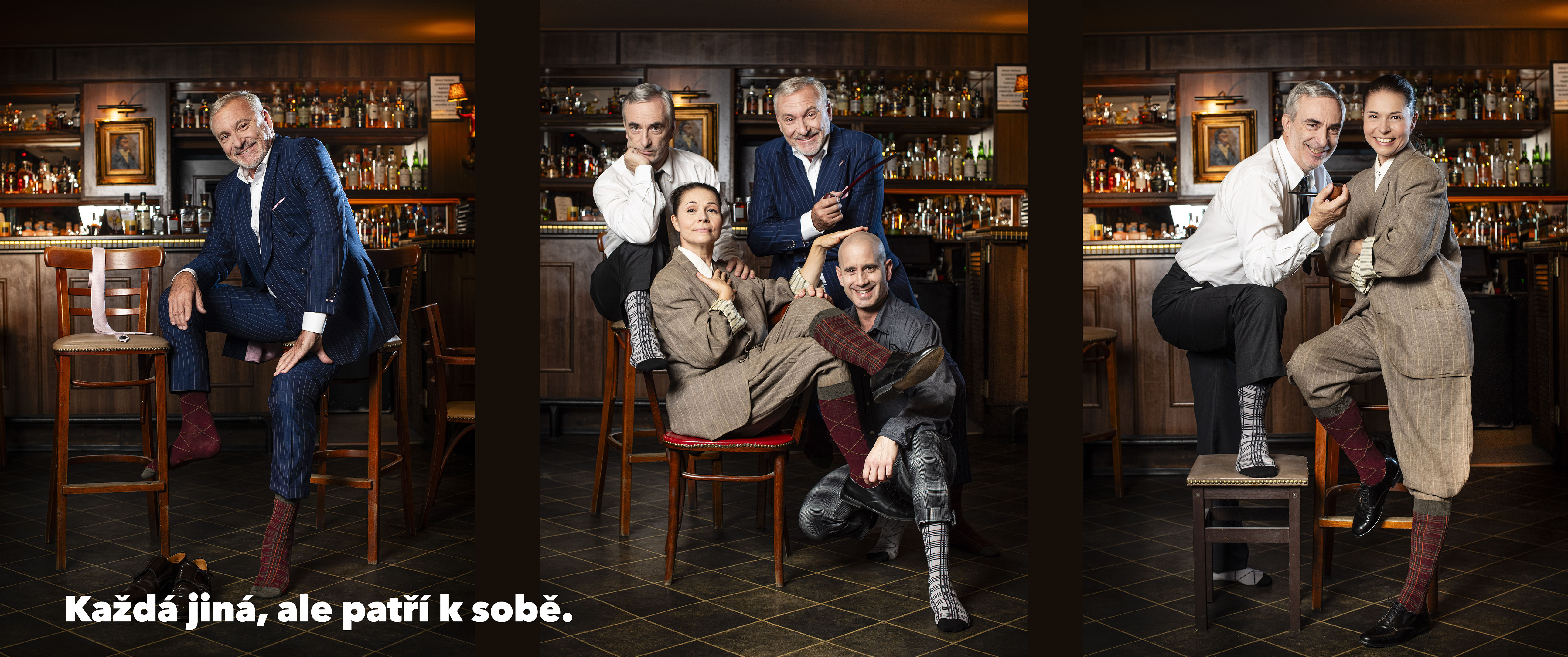 Banner Aloisovy ponožky - bar herci