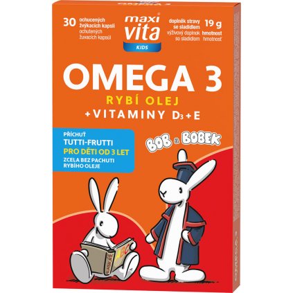 3D MaxiVita Kids Omega 3 30cps LR 1000px web
