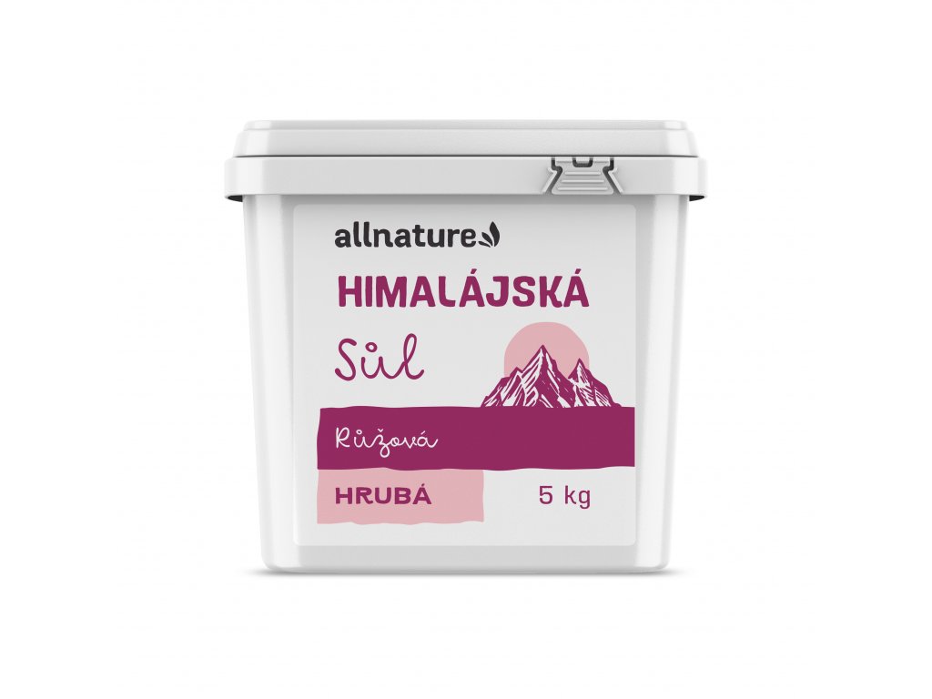Allnature Himalájská sůl růžová hrubá 5 kg