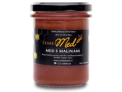 MED S MALINAMI 250 G