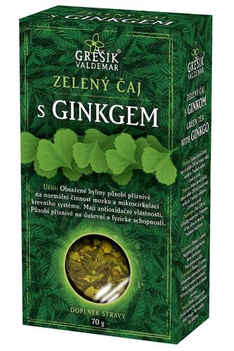 Zel. čaj s ginkgem z.č. 70 g