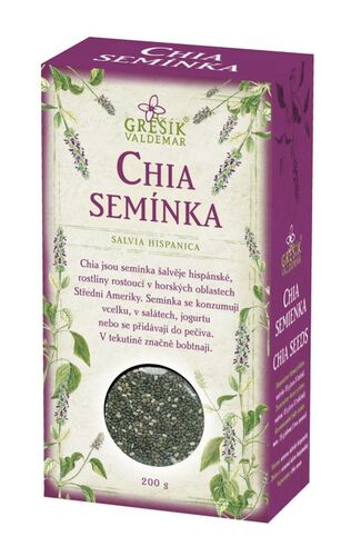 Chia semínka 200 g (semena šalvěje hispánské)