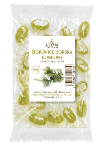 Borovice horská bonbóny 100 g