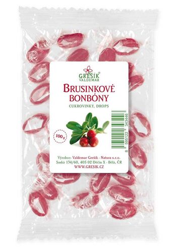 Brusinkové bonbóny 100 g