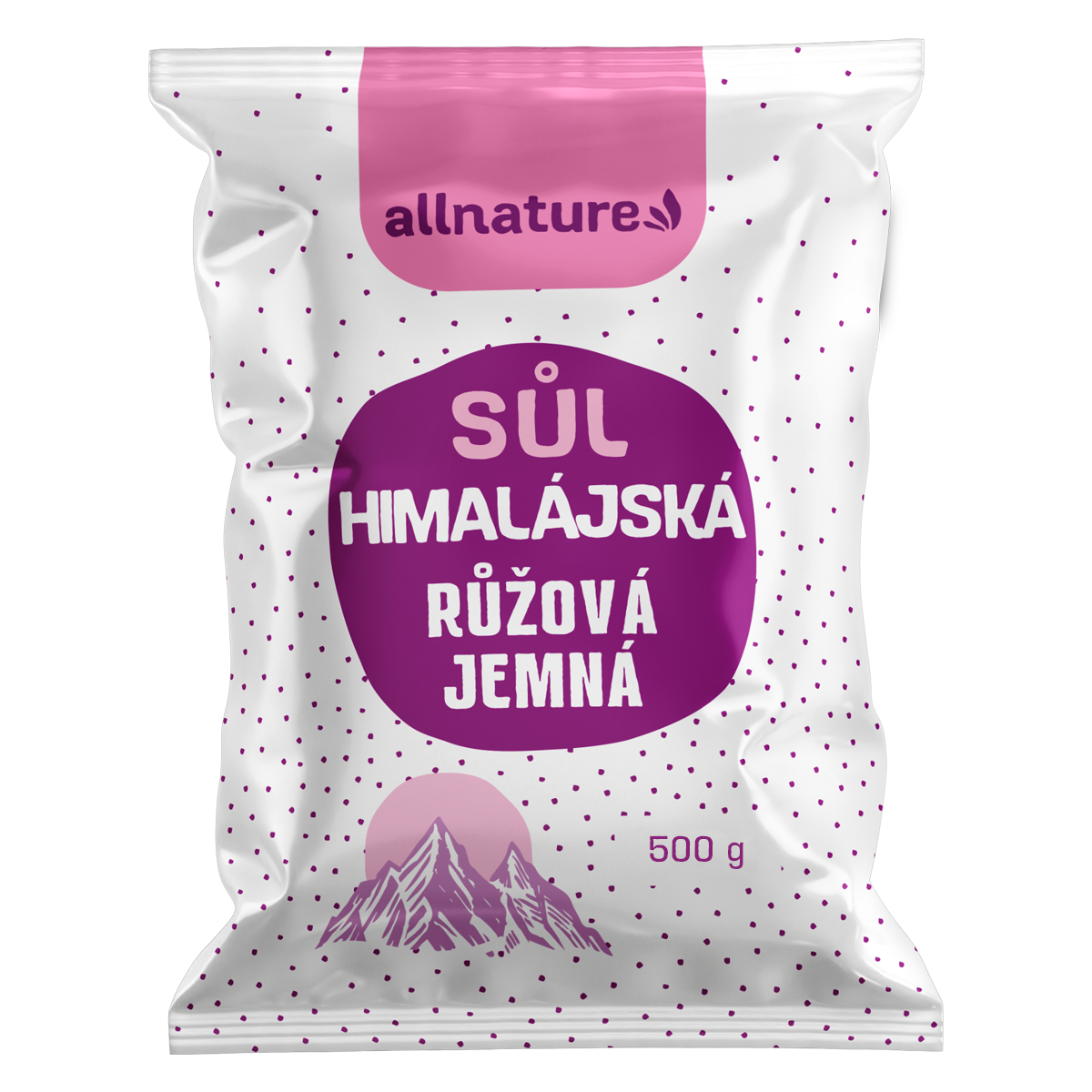 Allnature Himalájská sůl růžová jemná 500 g