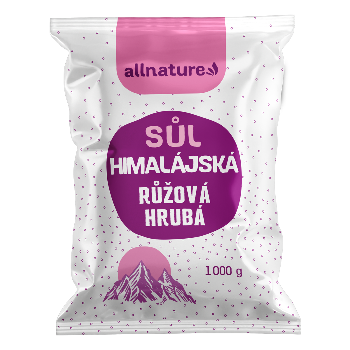 Allnature Himalájská sůl růžová hrubá 1000 g