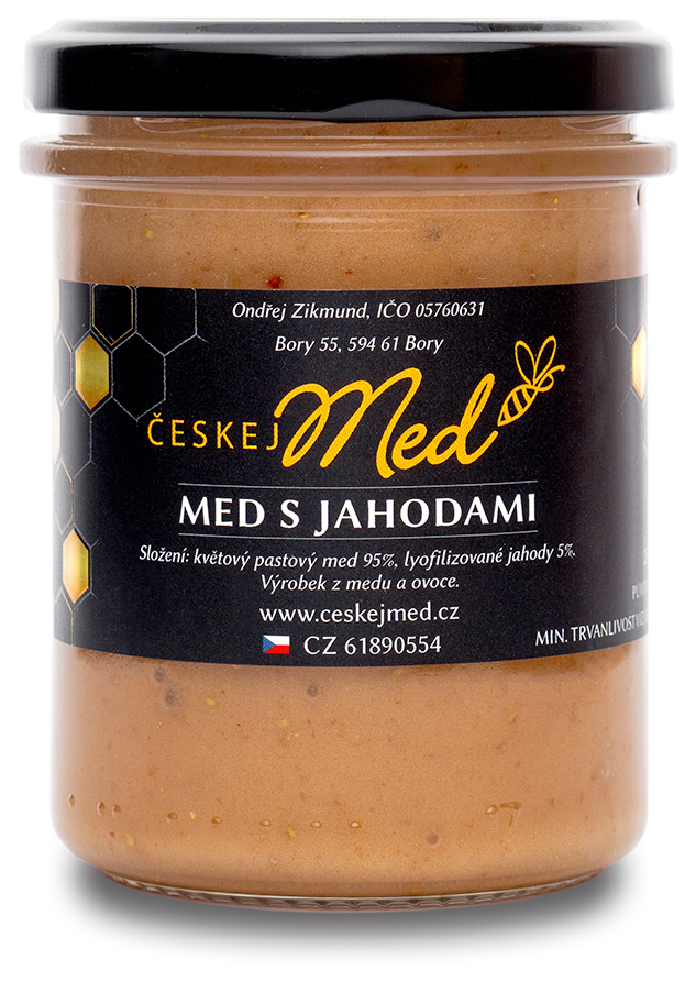 MED S JAHODAMI 250 G