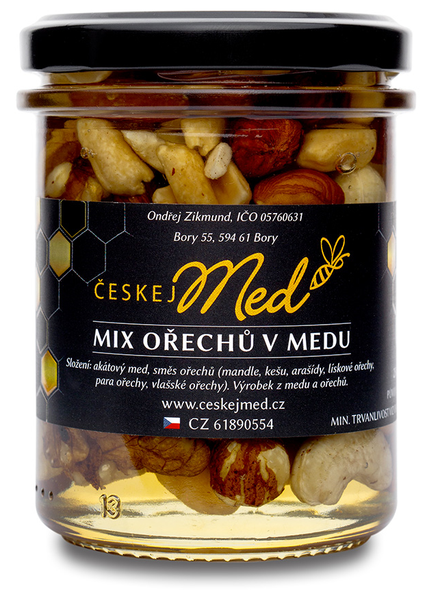 MIX OŘECHŮ V MEDU 250 G