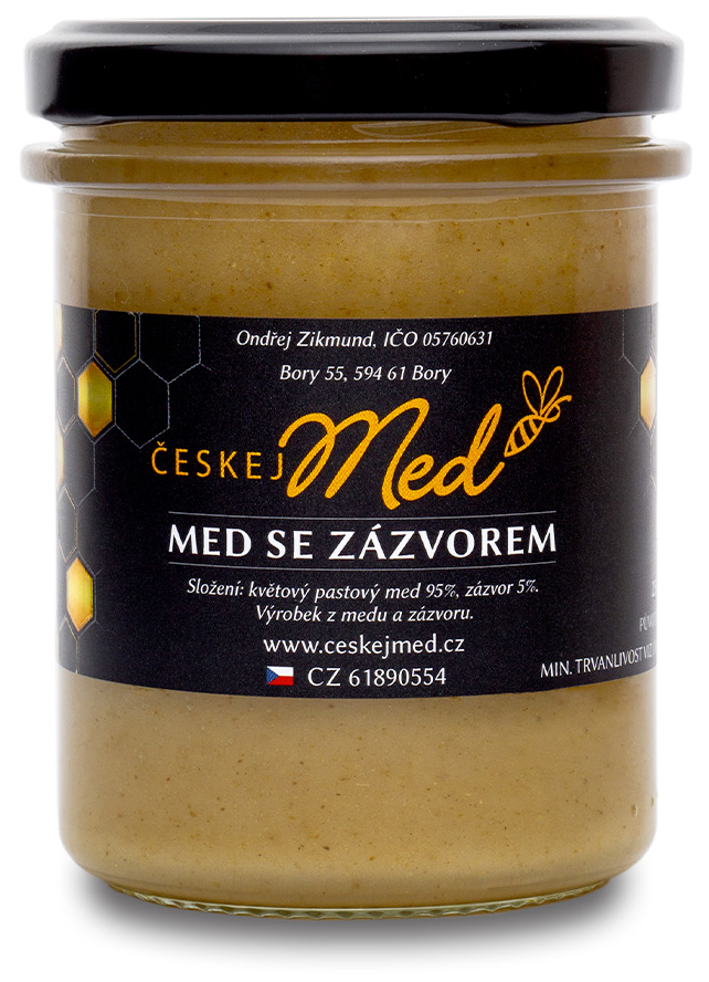 MED SE ZÁZVOREM 250 G