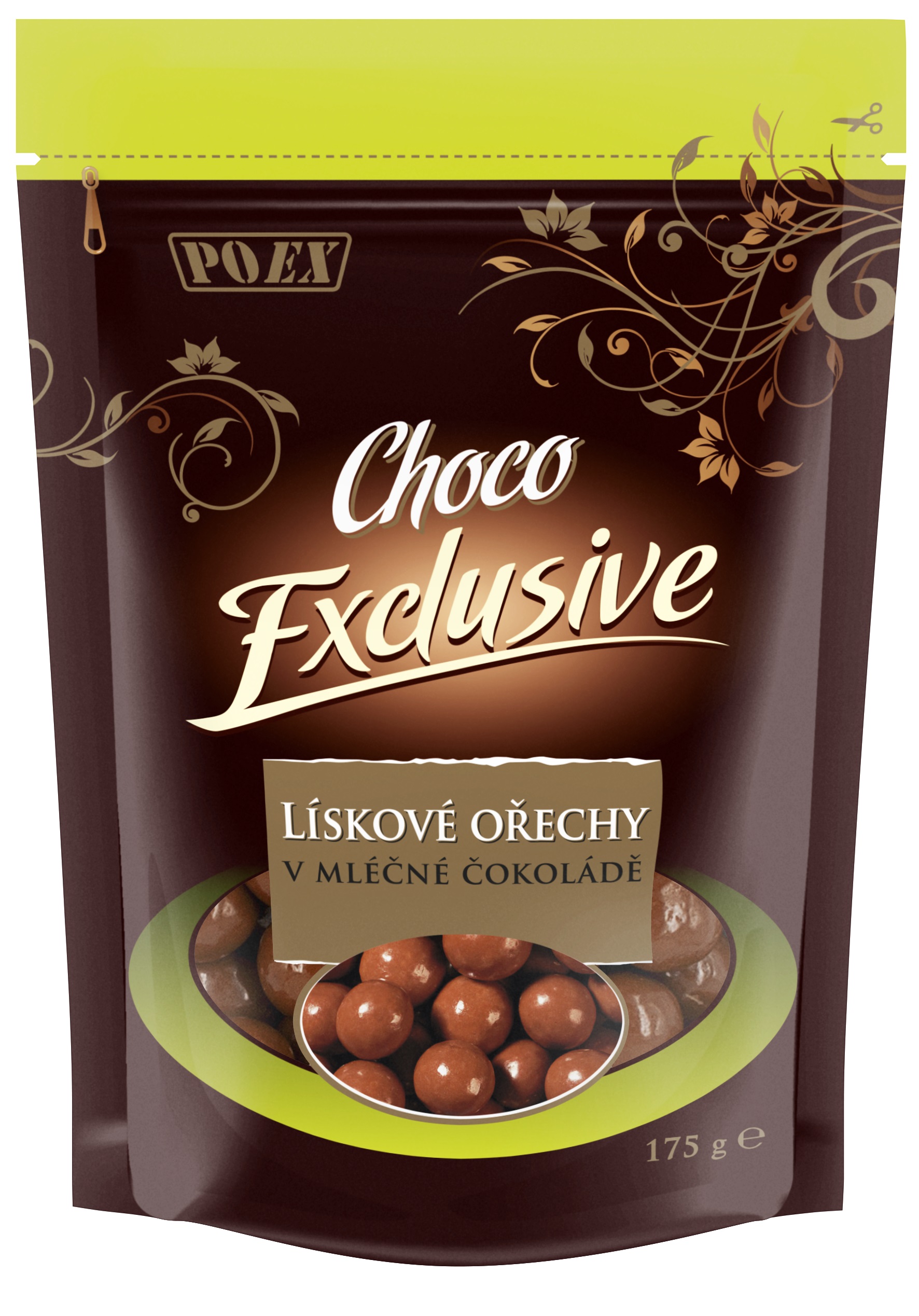 Lísková jádra v mléčné čokoládě 175g