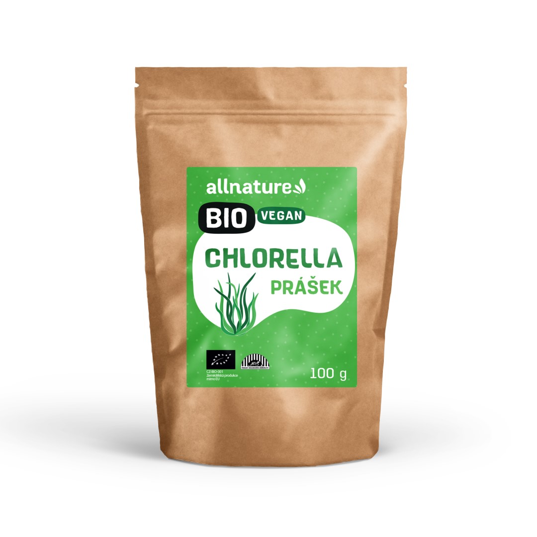 Allnature Chlorella prášek BIO 100 g