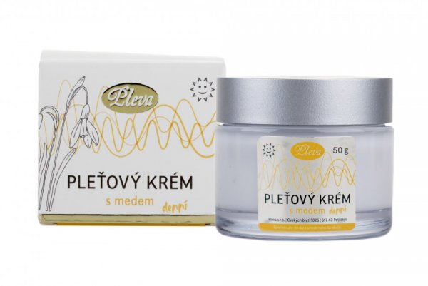 Pleva Pleťový krém s medem - denní 50g