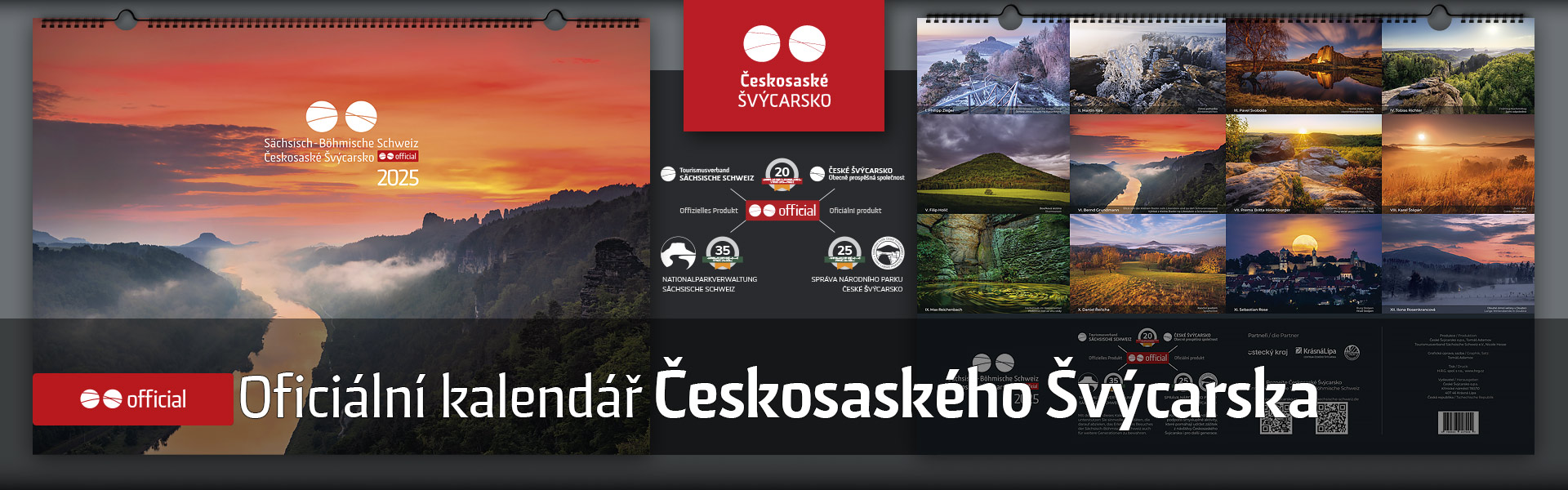 Oficiální kalendář Českosaské Švýcarsko 2025