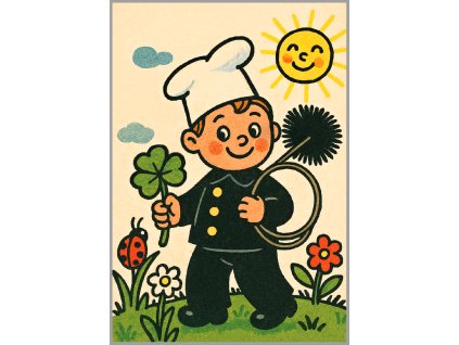 3 Kominíček s beruškou