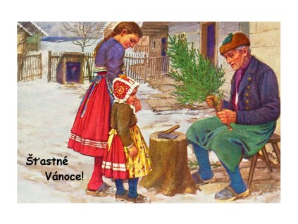 Pohlednice - Šťastné Vánoce!