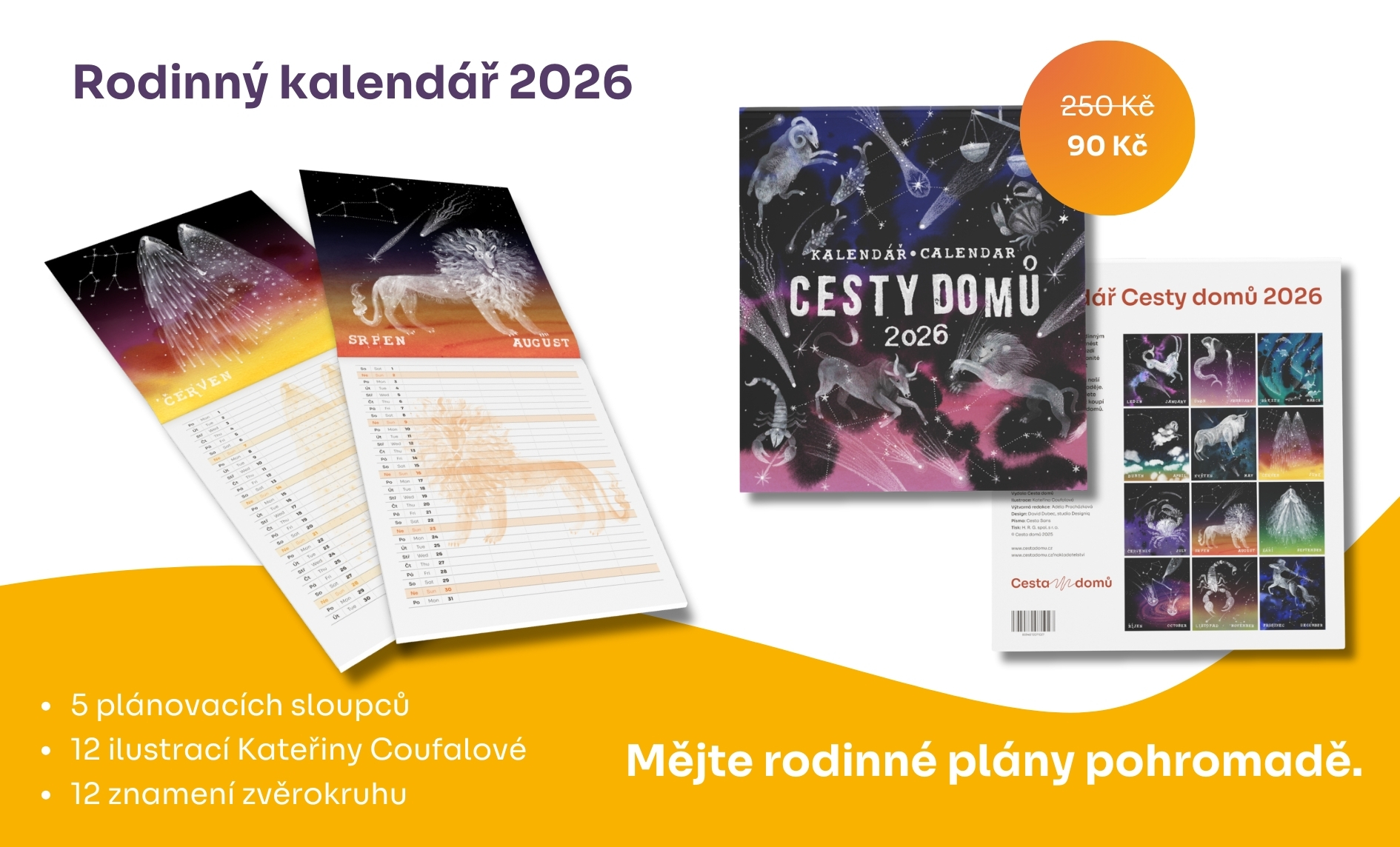 Kalendář 2026 sleva