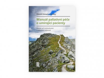 CD Manual paliativni pece o umirajici pacienty obalka celni pohled 3D