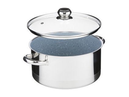 Hrnec CERAMMAX PRO STANDARD s poklicí, průměr 26 cm, objem 6.5 l, keramický povrch šedý granit