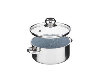 Rendlík CERAMMAX PRO STANDARD s poklicí, průměr 18 cm, objem 2.0 l, keramický povrch šedý granit