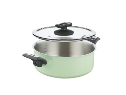 Rendlík COMFORT GREEN s poklicí, průměr 22 cm, objem 3.0l