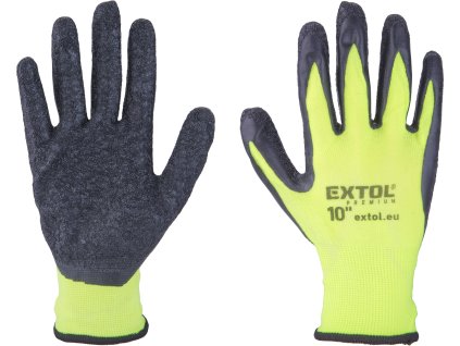 rukavice nylonove bezesve polomacene v latexu velikost 10 img 8856646 fd 99