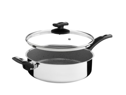 Pánev CERAMMAX PRO STANDARD, s rukojetí, s poklicí, průměr 26 cm, objem 3.9 l, šedý GRANIT