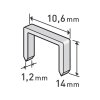 spony, balení 1000ks, 14mm, 10,6x0,52x1,2mm